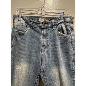 Refinery Republic 34x32 Men's Slim Straight Distressed Denim Jeans Streetwear